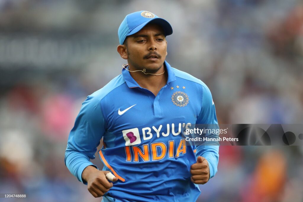 prithvi shaw